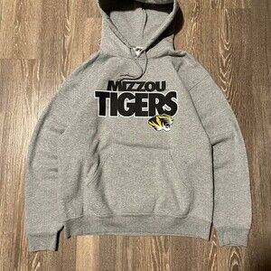 Russell Grey Missouri Tigers Hoodie Ab 02